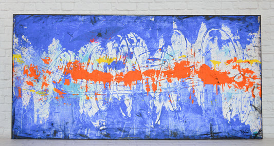 Blue Abstract Painting