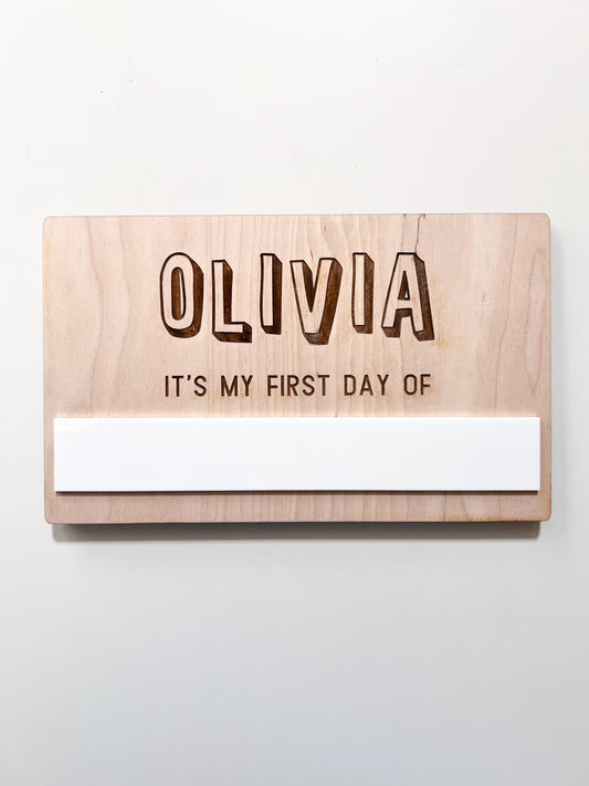 Mini Back to School Sign, Double Sided