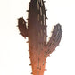 Black and Copper Cactus Cutout Wood Sign