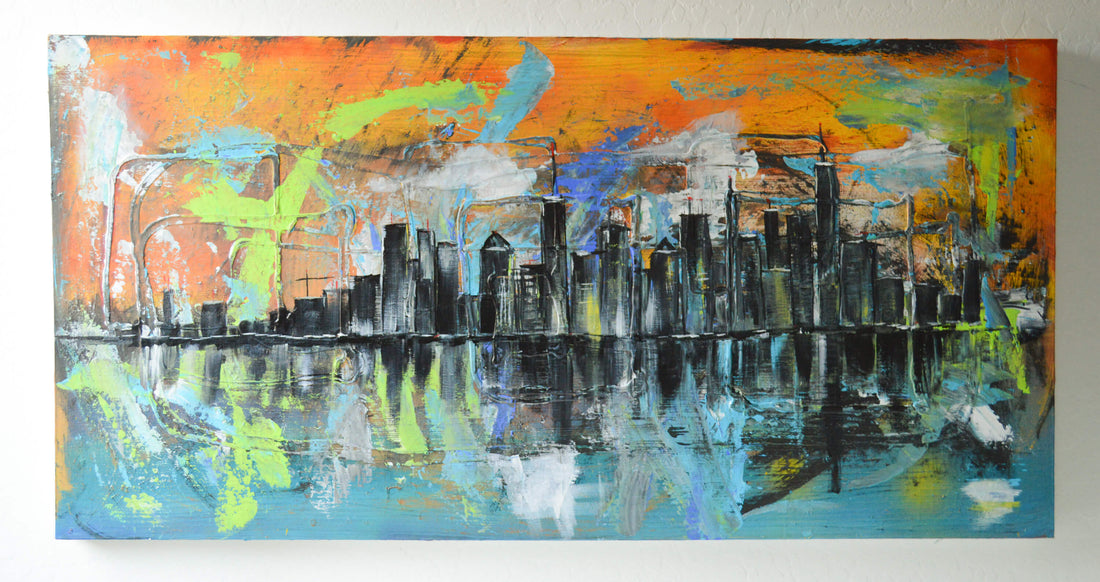 City Abstract Painting