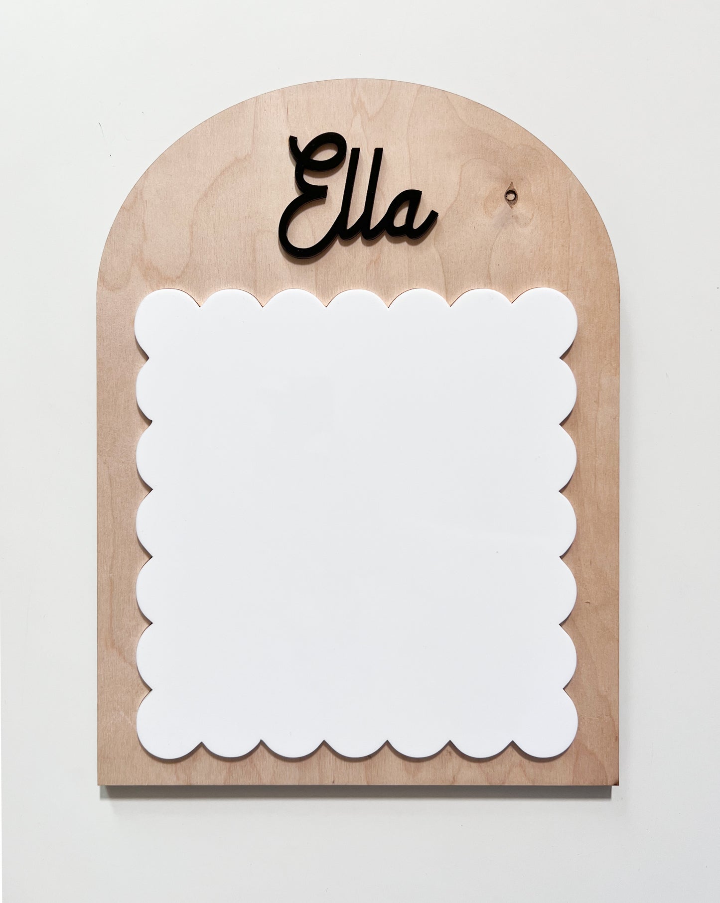 Wooden and Acrylic Dry Erase Board