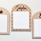 Wooden and Acrylic Dry Erase Board
