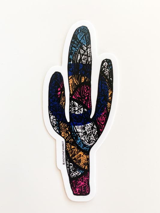 Desert Dream Cactus Sticker