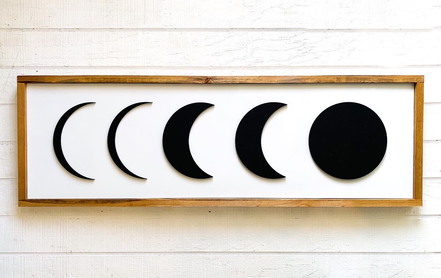 Moon Phases 3D Wood Sign