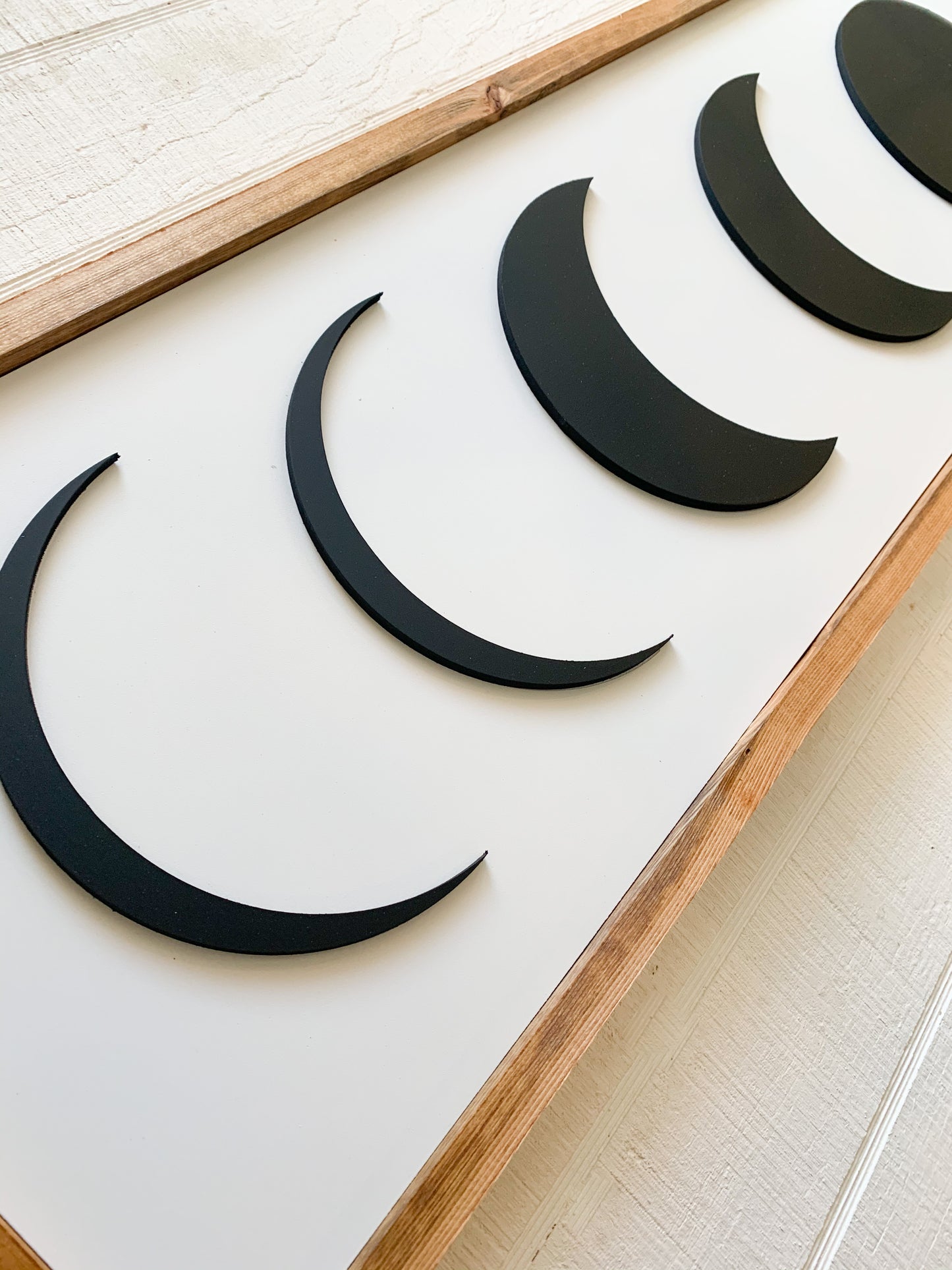 Moon Phases 3D Wood Sign