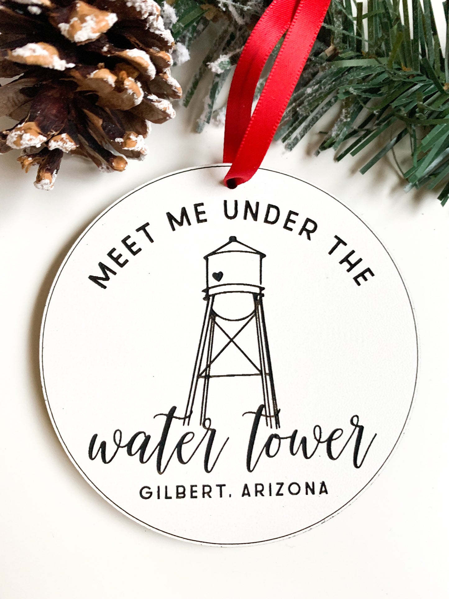 Meet Me Under the Water Tower Ornament