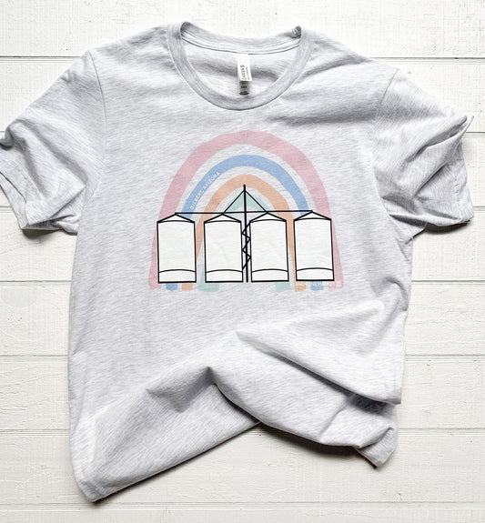 Four Silos Rainbow T-shirt