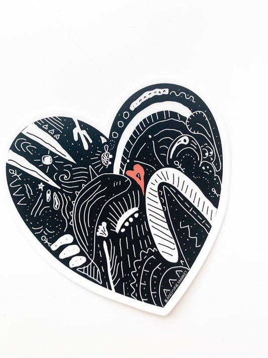 Andyvine Market Heart Sticker